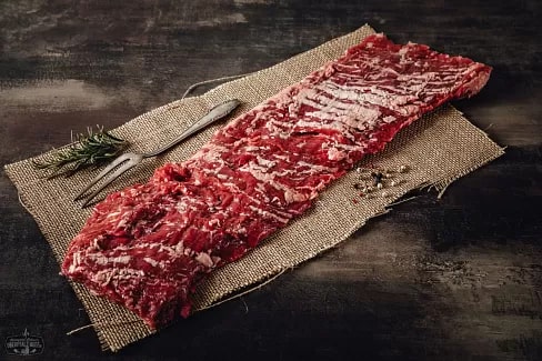 Говядина стейк из диафрагмы б/к ~0,4-1,4кг в/у (Inside Skirt 121D) кат.Б Мясо есть™ купить в Донецке - Сушиман