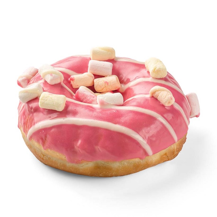 Пончик DONUT MARSHMALLOWS с зефиром 55гр*6шт/упак; 6упак/кор. MANTINGA купить в Донецке - Сушиман