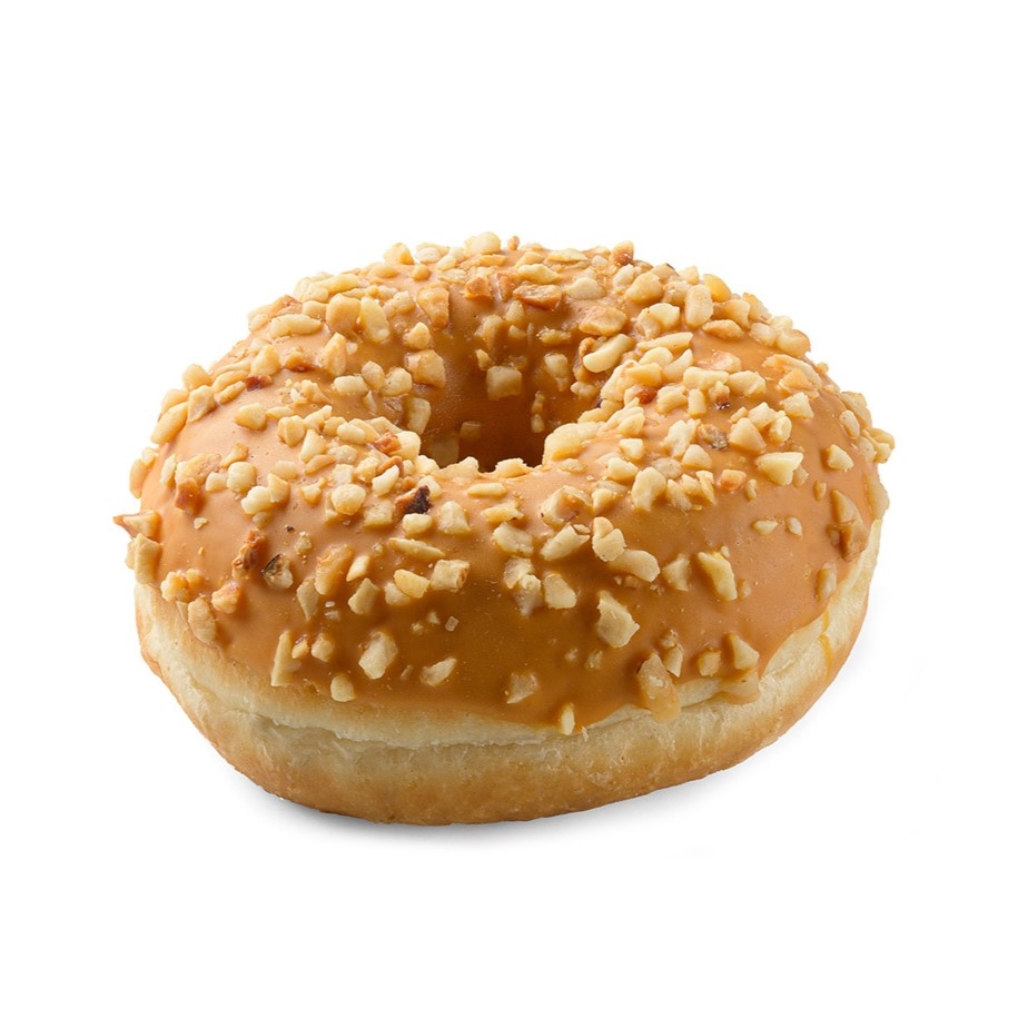 Пончик DONUT с карамельной начинкой 75гр*6шт/упак; 6упак/кор MANTINGA купить в Донецке - Сушиман