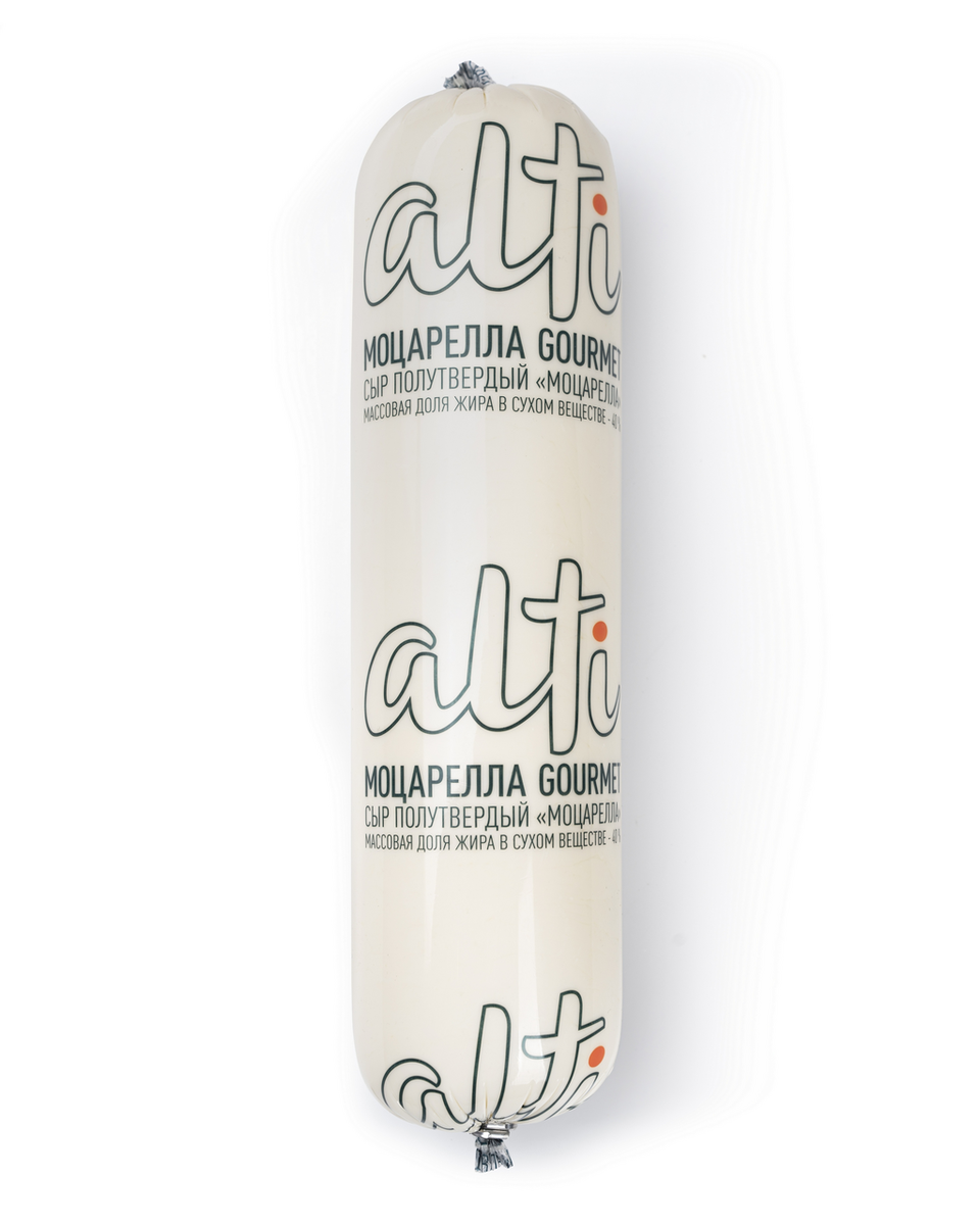 Сыр полутвердый Моцарелла 40% Gourmet Alti ±2кг, ±12кг/кор купить в Донецке - Сушиман