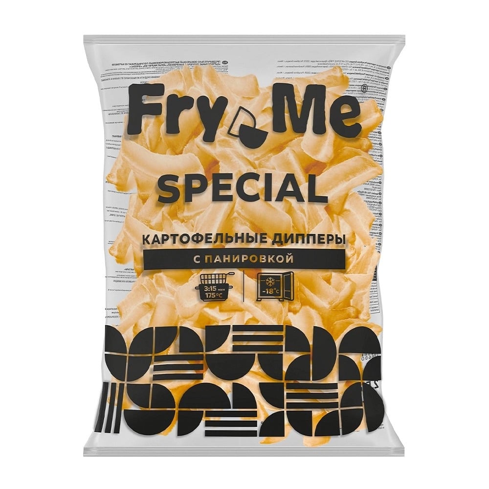 Картофельные дипперы с кожурой и панировкой 2,5кг пакет Special Fry Me Ви Фрай купить в Донецке - Сушиман