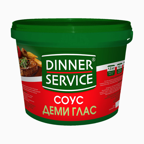 Соус Деми-Гласс «Dinner Service» сухой 1,5 кг купить в Донецке - Сушиман