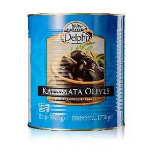 Маслины целые с/к каламата Extra Large 201-230 Delphi 3000гр/1560гр, 3шт/кор купить в Донецке - Сушиман