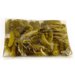Огурцы марин. целые 6-9см Боливар 1,8кг/1кг пакет, 5шт/кор купить в Донецке - Сушиман