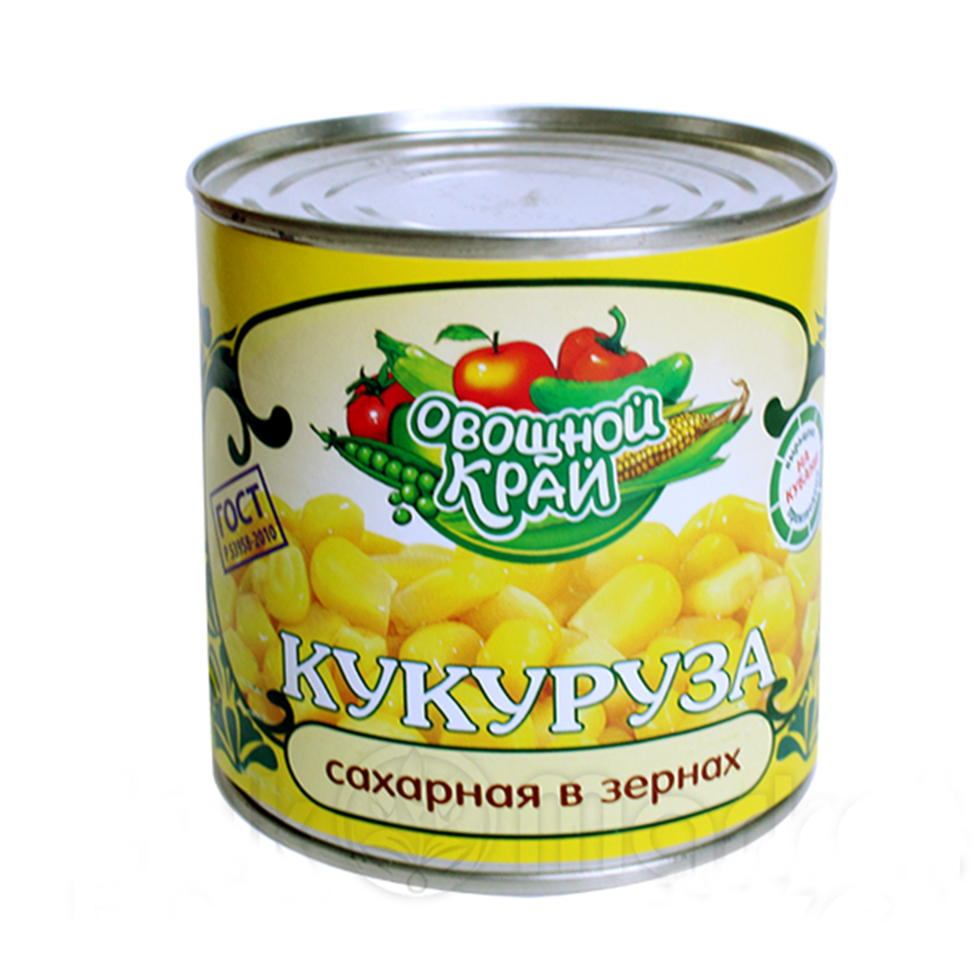 Кукуруза консервированная высший сорт Овощной край 425мл, 12шт/кор купить в Донецке - Сушиман