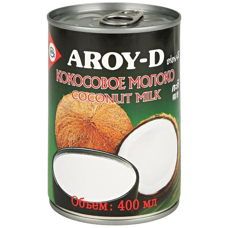 Молоко кокосовое  , 400мл. ж/б «AROY-D» купить в Донецке - Сушиман