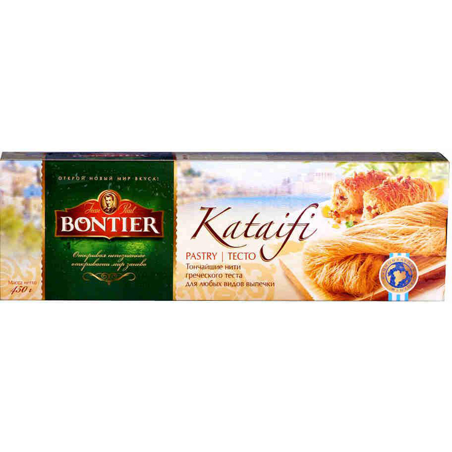 Тесто Катаифи Bontier 450 гр, 8 шт/кор купить в Донецке - Сушиман