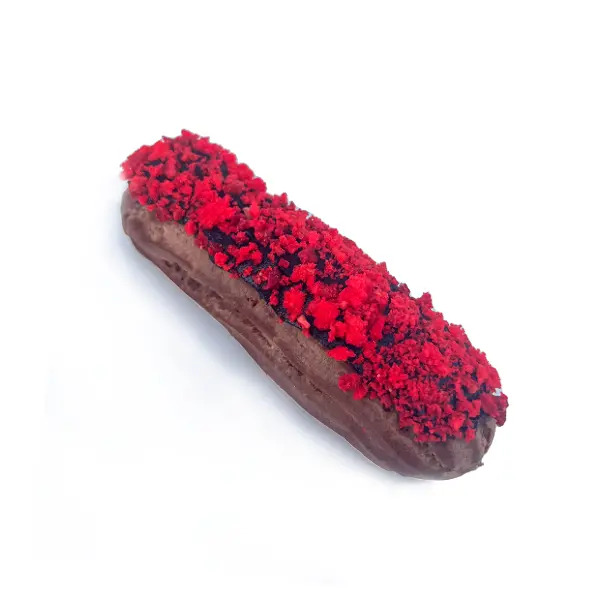 Эклер шоколадный Ягодный восторг Macaronshop 50гр, 10шт/упак, 4упак/кор купить в Донецке - Сушиман