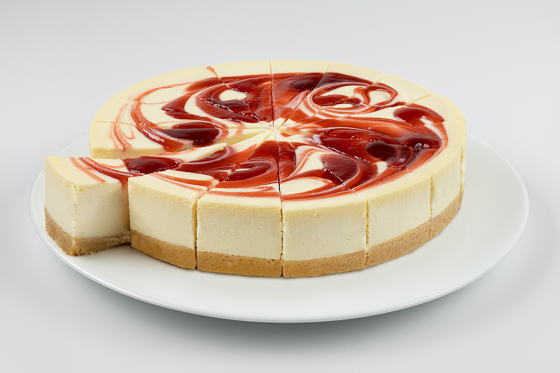 Суфле творожное запеч. чизкейк New York с клубникой 100гр12 порций1,2кг/шт,4 шт/кор Сheeseberry 0242 купить в Донецке - Сушиман