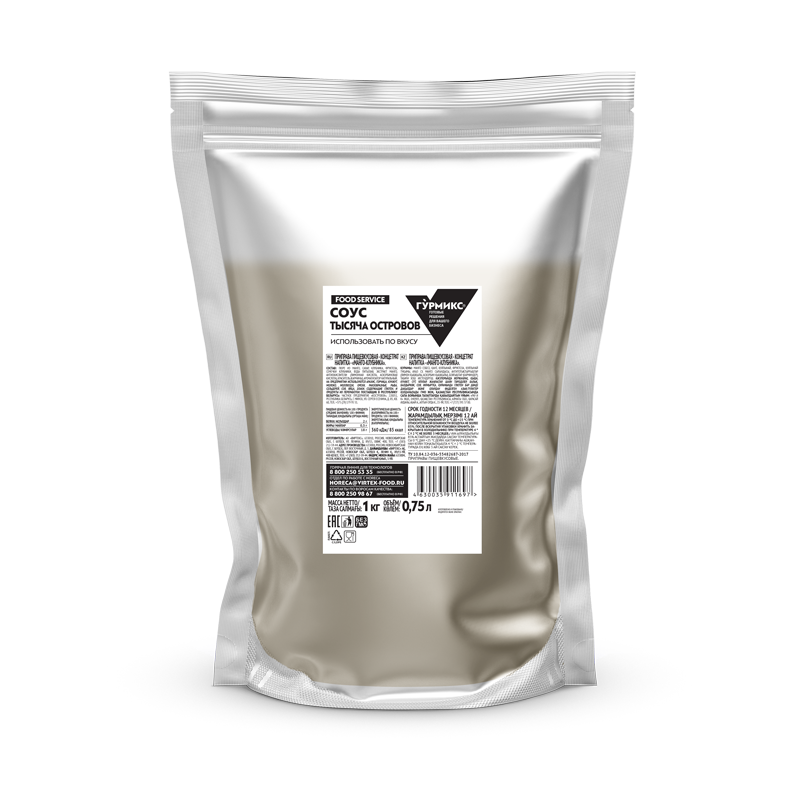 Соус Тысяча островов Гурмикс, серия «Food Service» 1кг 6шт/кор 10415740 купить в Донецке - Сушиман