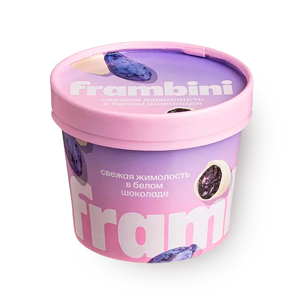 Жимолость в белом бельгийском шоколаде 12*130 гр. Frambini 0380 купить в Донецке - Сушиман