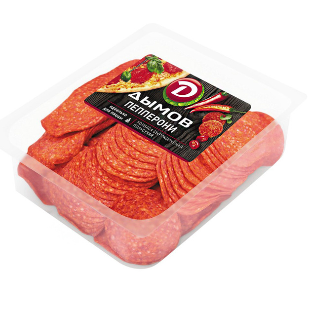 Колбаса Пепперони нарезка в/к зам. Дымов 1кг, 8шт/кор 2504 купить в Донецке - Сушиман