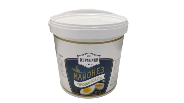 Майонез Провансаль 67% ГОСТ SCHWARZMANN 10л/10кг ведро купить в Донецке - Сушиман