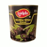 Маслины резаные  черные LORADO ж/б 3100 мл 6шт/кор купить в Донецке - Сушиман