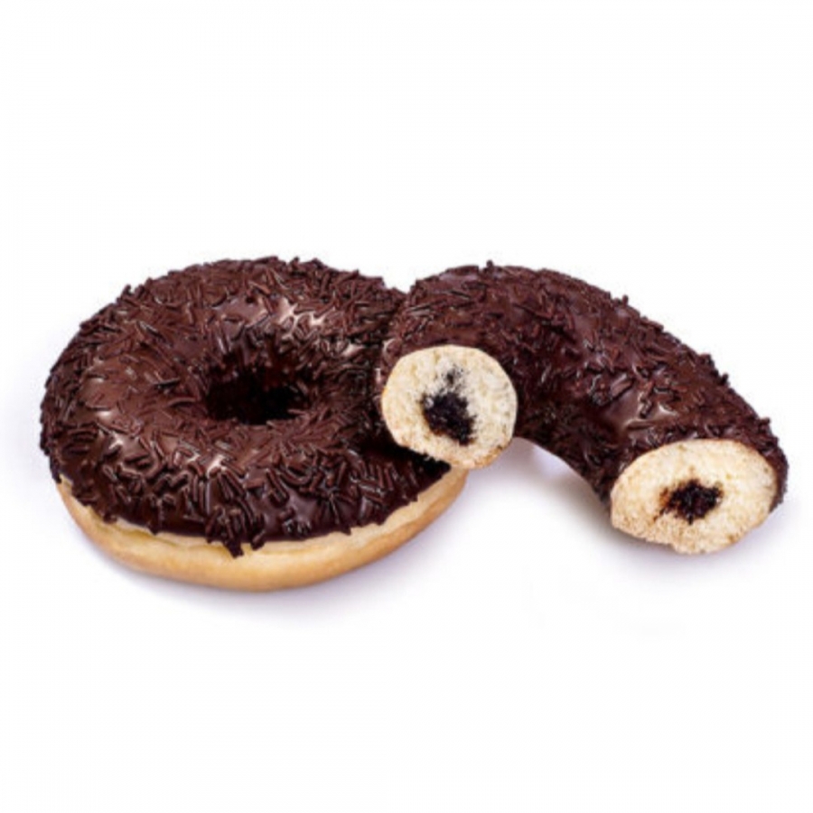 Донат с шоколадной начинкой TRIPLE CHOC 69гр, 12шт/кор STOKSON купить в Донецке - Сушиман