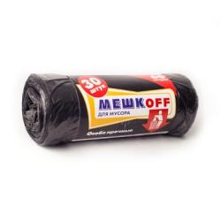 Пакет мусорный 60лит 30шт (Мешкоff) ПВД 8мкм 58см х68см (50уп/кор) купить в Донецке - Сушиман