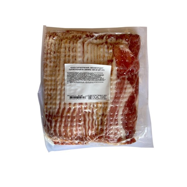 Бекон сырокопченый Бахрушин 500гр, 30шт/кор арт.925 купить в Донецке - Сушиман