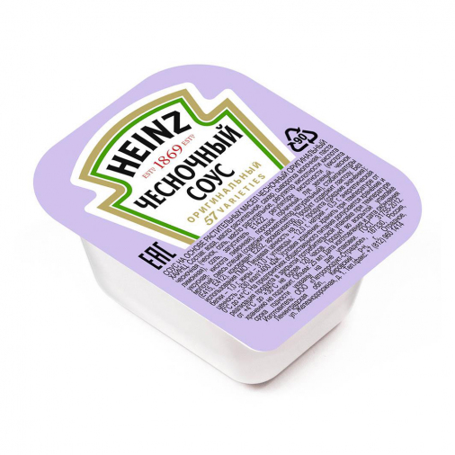 Соус порционный чесночный Heinz дип-пот 25мл, 125шт/кор купить в Донецке - Сушиман