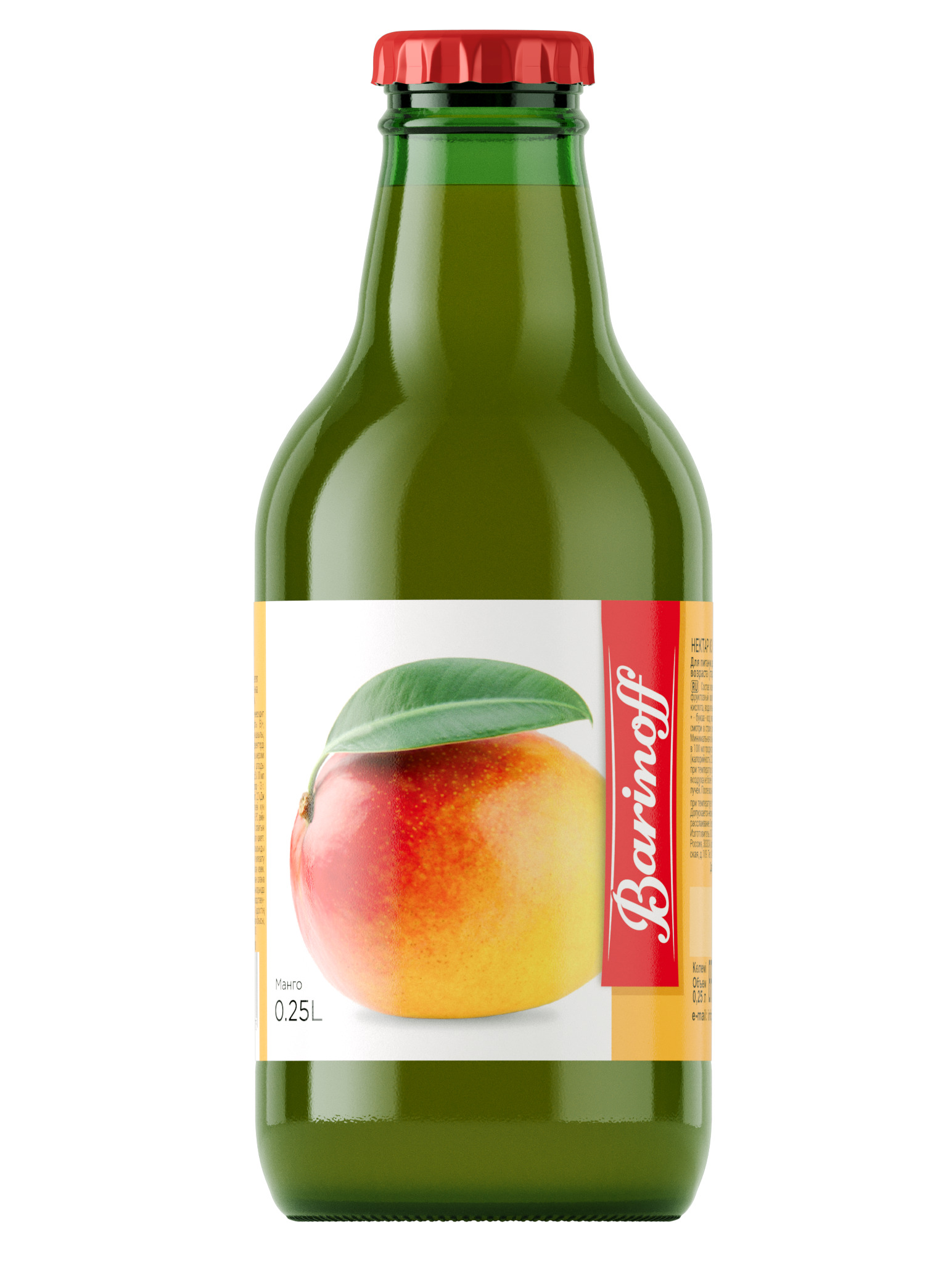 Нектар из манго с мякотью (0,25л) 100% Баринофф 2775 купить в Донецке - Сушиман