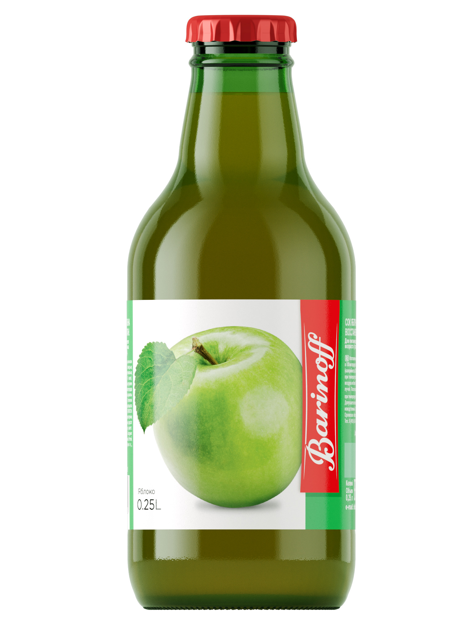 Сок яблочный восстановленный 100% Баринофф 250мл 2850 купить в Донецке - Сушиман