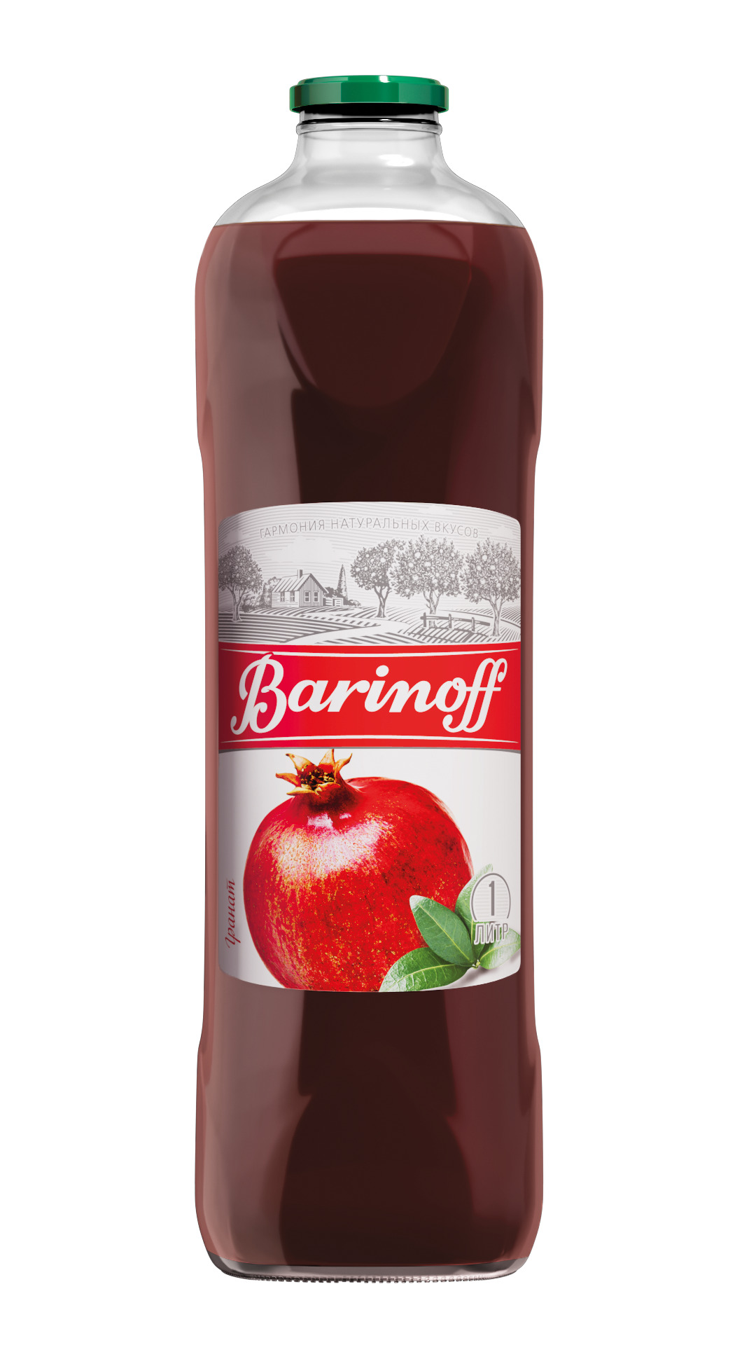 Сок гранатовый восстановленный с сахаром ст.б. 1л, Баринофф 7464 купить в Донецке - Сушиман