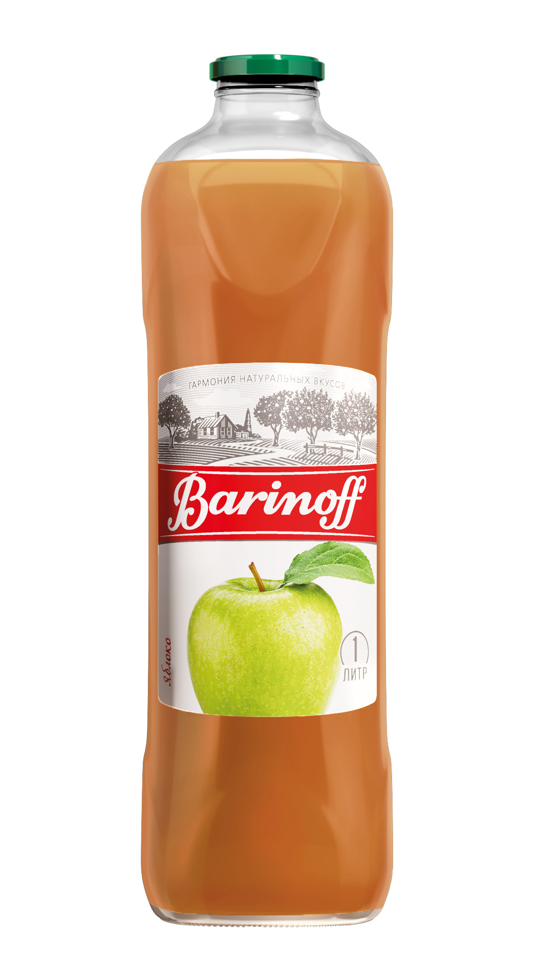 Сок яблочный восстановленный осветленный ст.б. 1л, Баринофф 3017 купить в Донецке - Сушиман