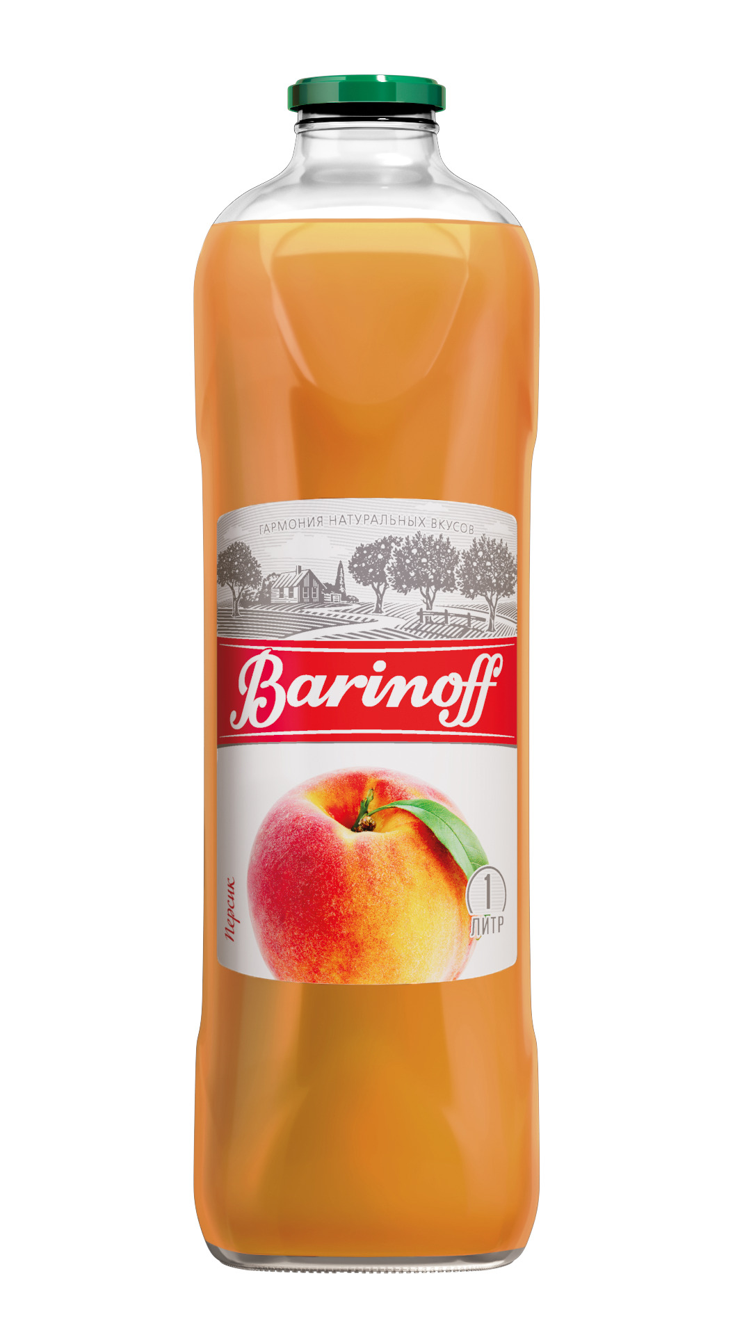 Нектар персиковый с мякотью ст.б. 1л, Баринофф 2478 купить в Донецке - Сушиман