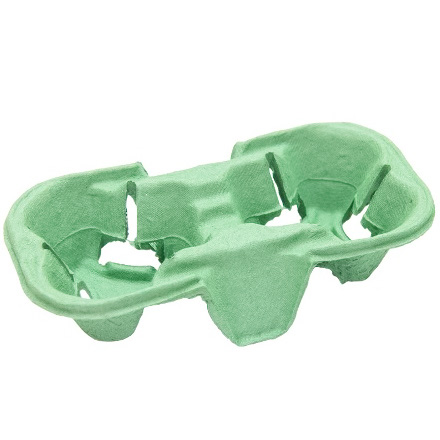 Держатель для 2-х стаканов 193х108х42 Зеленый (150шт) купить в Донецке - Сушиман