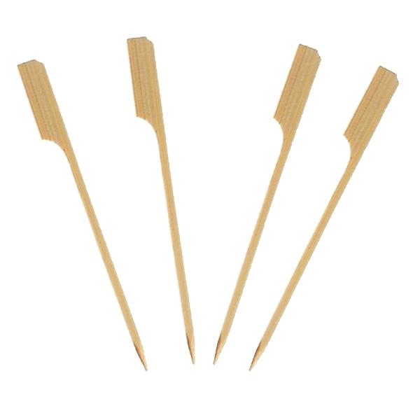 Пики декоративные ГОЛЬФ mini 150мм бамбук 100шт/упак 40 упак/кор, LINGER 440-708 купить в Донецке - Сушиман