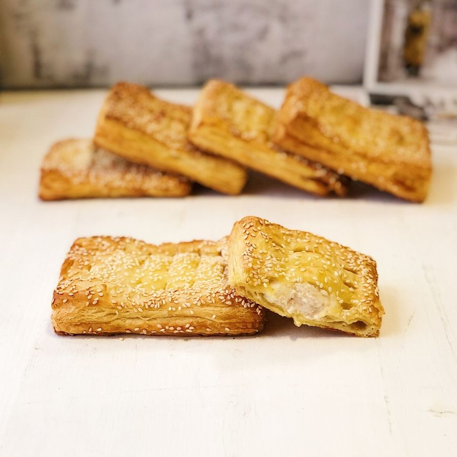 Слойка с курой и соусом 120 г ПР зам (30) ДФ купить в Донецке - Сушиман