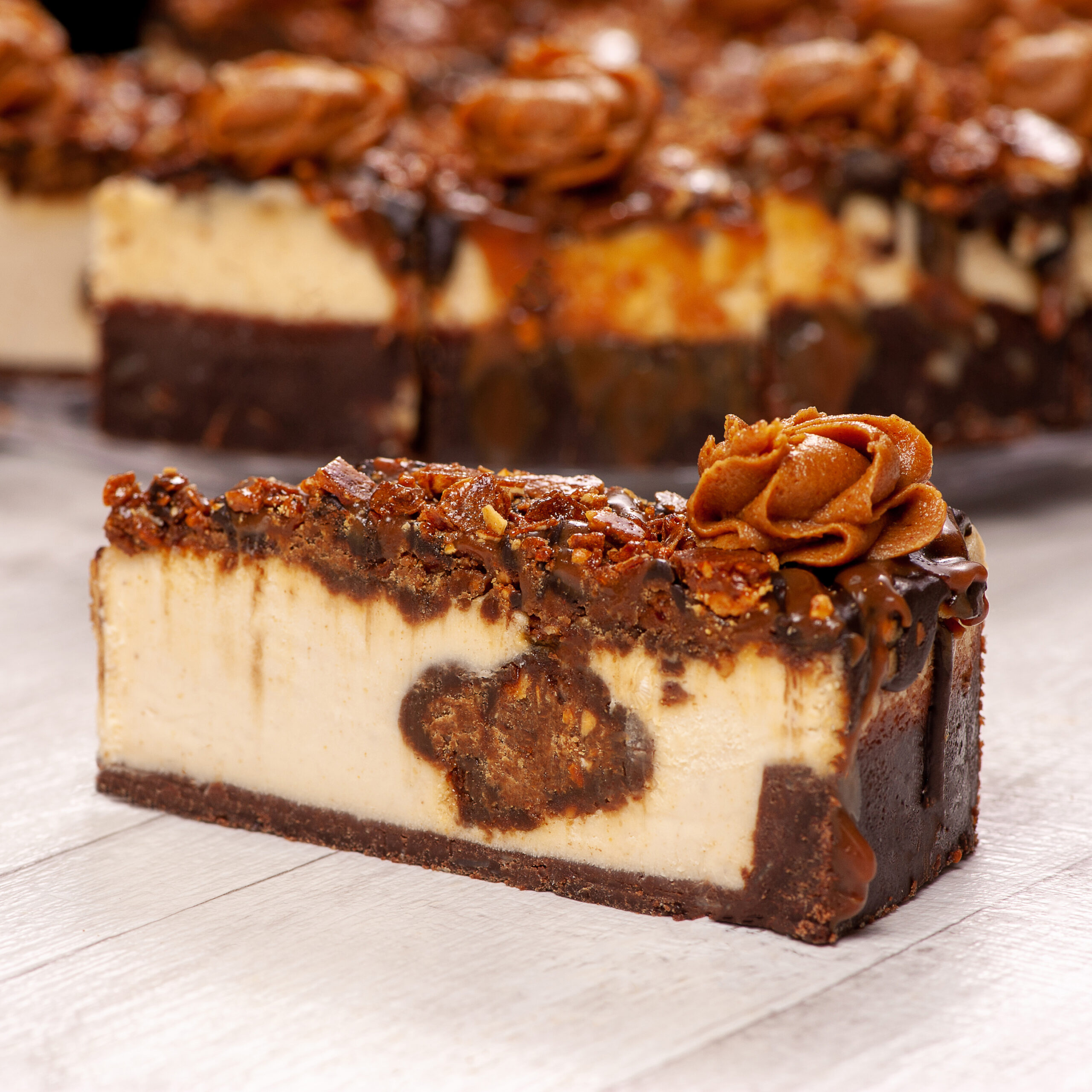 Чизкейк Арахисовый кранч 2,38 кг 14 порций (4) ДФ 175 купить в Донецке - Сушиман