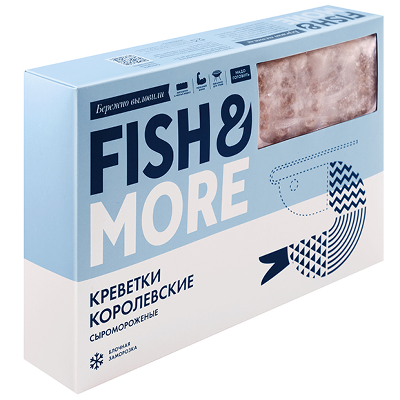 Креветка ваннамей с/м в панцире б/г 16/20 Fish&More 1,8кг,6 блоков/кор купить в Донецке - Сушиман