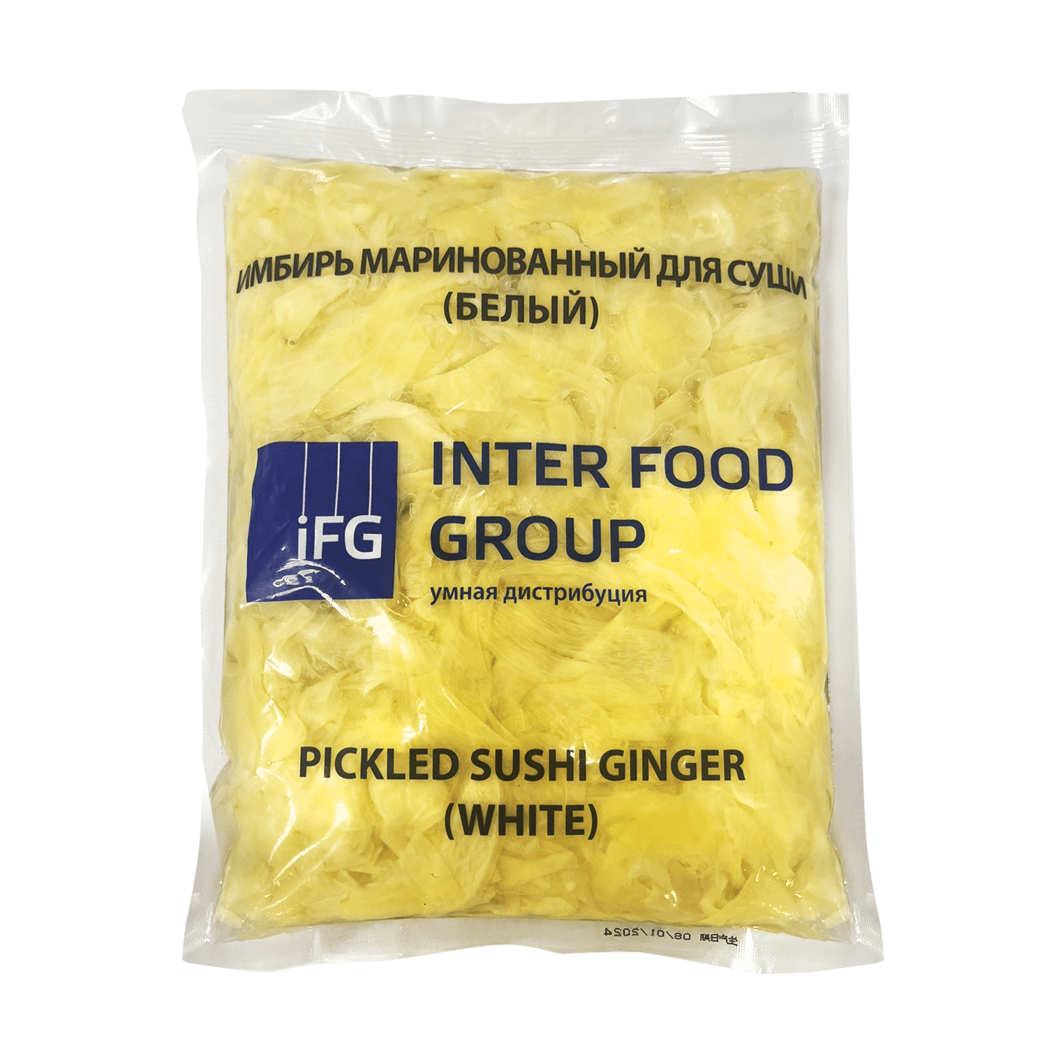 Имбирь маринованный белый 1,5кг, 10шт/кор IFG Tenghao 5640 купить в Донецке - Сушиман