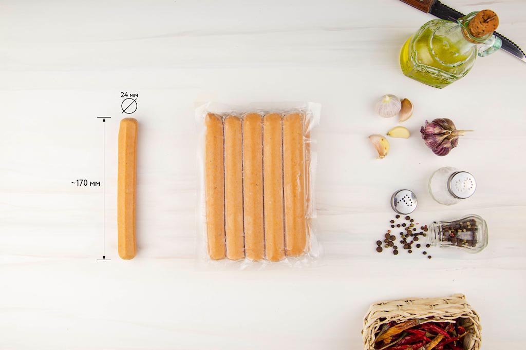 Сосиски Австрийские зам в/у (10 шт. х 75 гр.)*12упак/кор 1967 РЕМИТ купить в Донецке - Сушиман