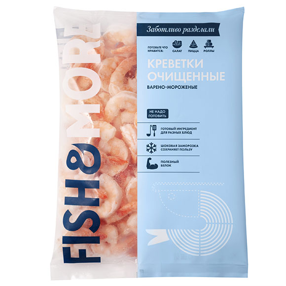 Креветка ваннамей в/м очищенная б/г51/60 WORKSHOP SEAPRODEX Minh Hai DL374 0,93кг, 9,3кг/кор,Вьетнам купить в Донецке - Сушиман