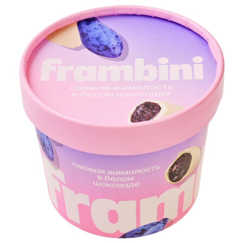 Жимолость в белом бельгийском шоколаде 12*130 гр. Frambini 0380 купить в Донецке - Сушиман