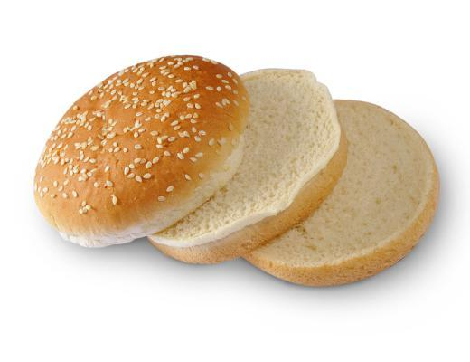 Булочка для гамбургера тройная с кунжутом d100мм Багерстат Рус 75гр, 24шт/кор арт. 4255 купить в Донецке - Сушиман