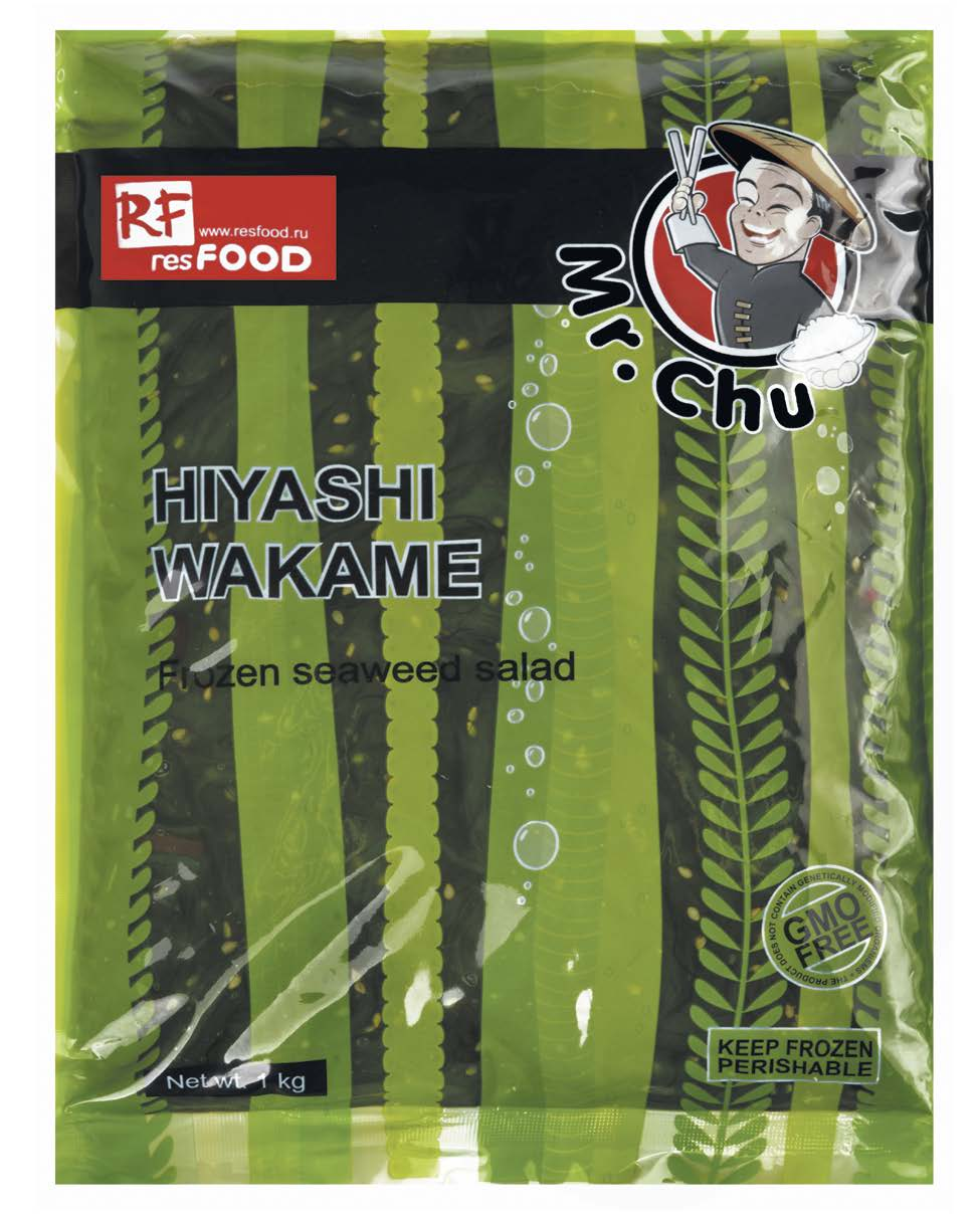 Салат из водорослей вакаме заморож «Mr.Chu» Китай 1кг*10 (кг) купить в Донецке - Сушиман