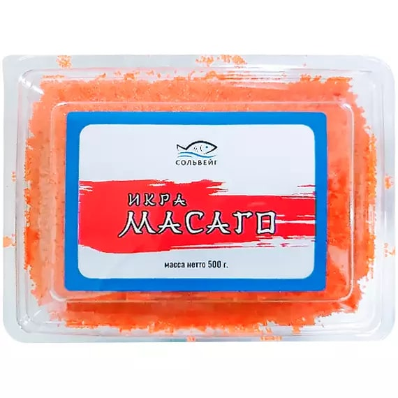 *Икра Масаго «Сольвейг» оранжевая 0,5кг* 20 шт/кор купить в Донецке - Сушиман