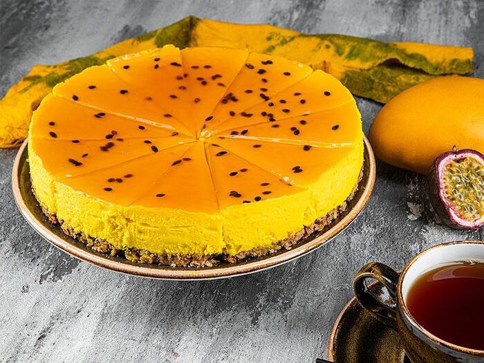 Суфле творожное чизкейк Манго-маракуйя 100гр.,12порци/1,2кг/шт 4шт/кор Сheeseberry 0358 купить в Донецке - Сушиман