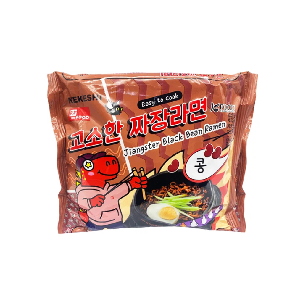 Лапша быстрого приготовления Jangstar Black Bean Ramen Kekeshi Resfood 109гр, 40шт/кор купить в Донецке - Сушиман