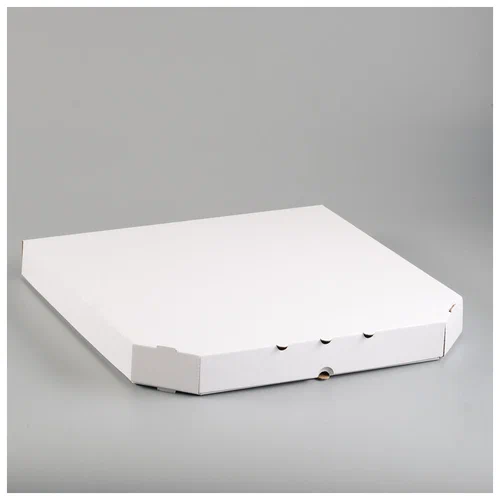 Коробка для пиццы 300*300*40 мм картон белый 100шт/уп купить в Донецке - Сушиман