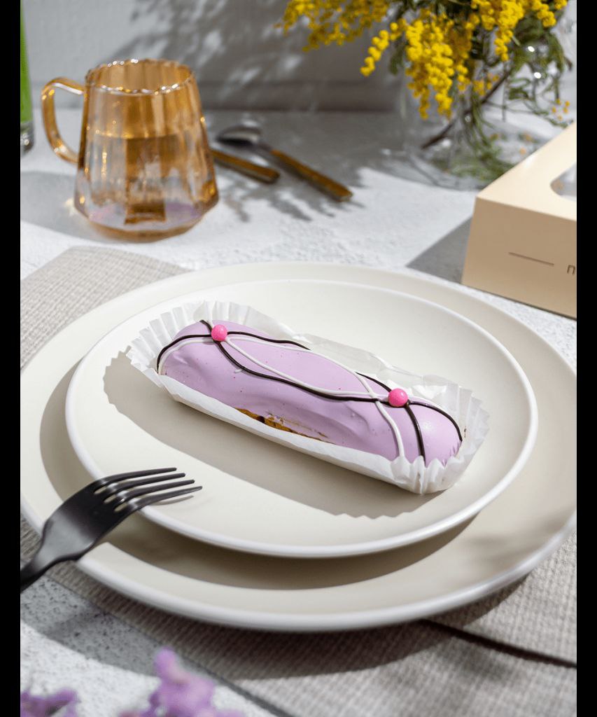 Эклер премиум Лавандовая черника Macaronshop 50гр, 10шт/упак, 4упак/кор купить в Донецке - Сушиман