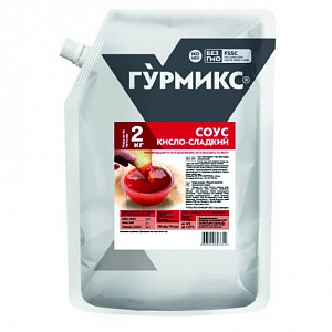 Соус Кисло-Сладкий для ВОК, Гурмикс 2кг 3шт/кор 10412801 купить в Донецке - Сушиман