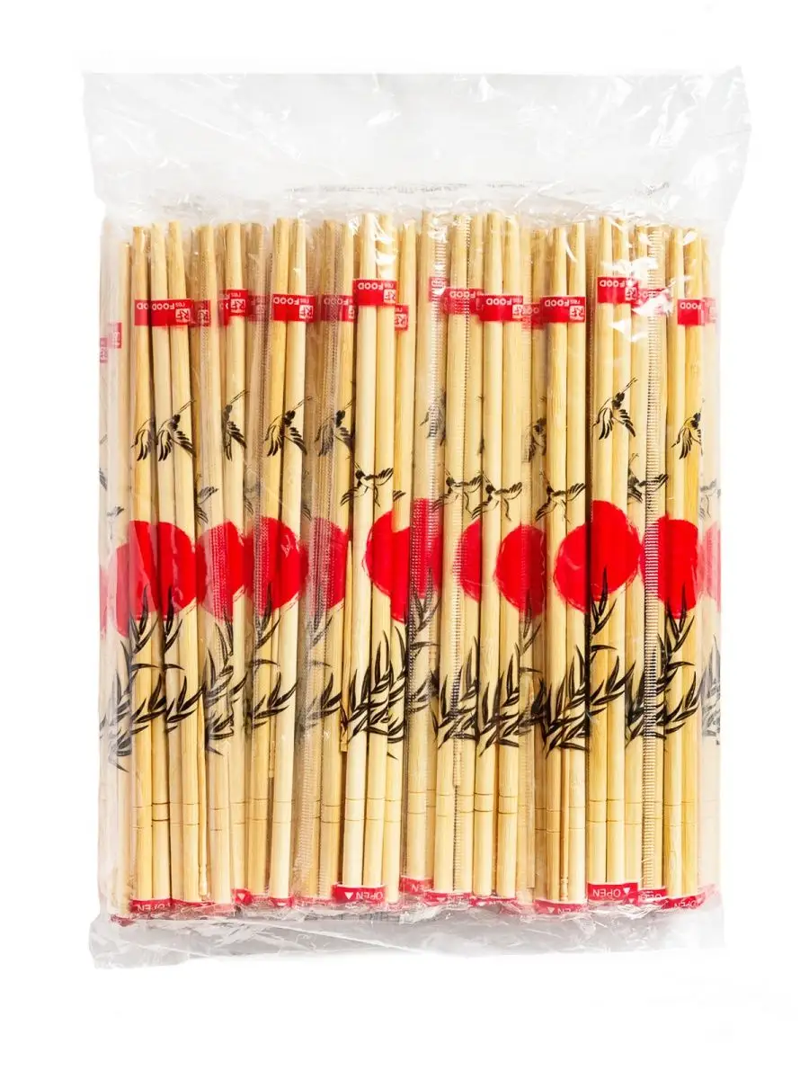 Палочки круглые бамбуковые 21см в/у 100пар/уп, 30уп/кор, Китай купить в Донецке - Сушиман