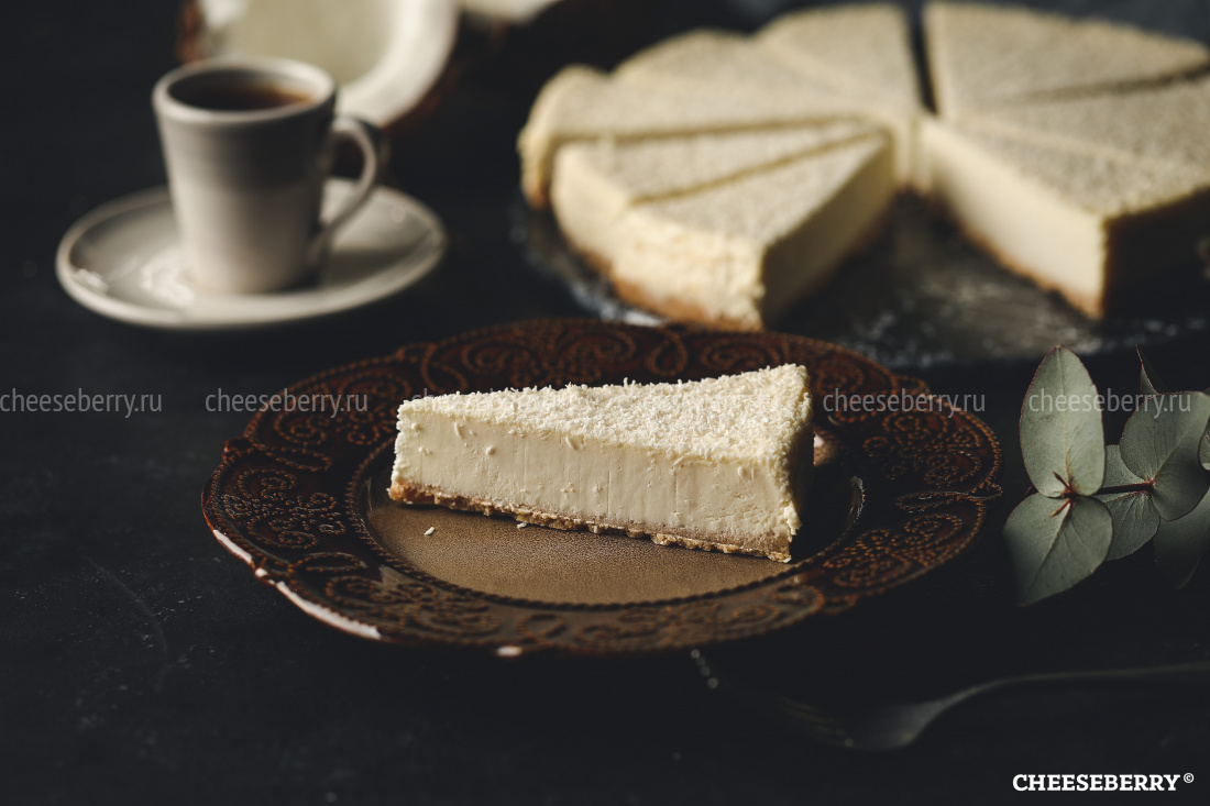 Суфле творожное запеч. чизкейк New York с кокосом 100гр, 12 порций/1,2кг/шт,4шт/кор Сheeseberry 0252 купить в Донецке - Сушиман