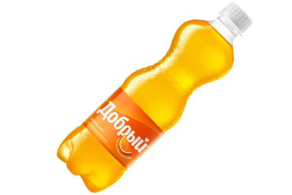 Напиток Добрый 0,5л пэт/б Апельсин б/а с/г 24шт/уп купить в Донецке - Сушиман