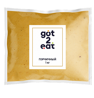 Соус горчичный Got2eat Resfood 1кг пакет, 4шт/кор, Россия купить в Донецке - Сушиман