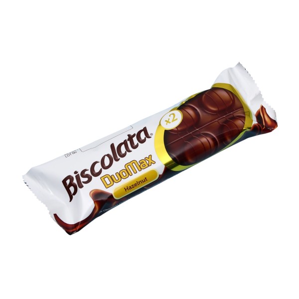 Вафли «Biscolata DuoMaxHazelnut» с ореховой начинкой,покр. мол.шок. 44гр. 12шт/бл 12бл/кор СГ 5933 купить в Донецке - Сушиман