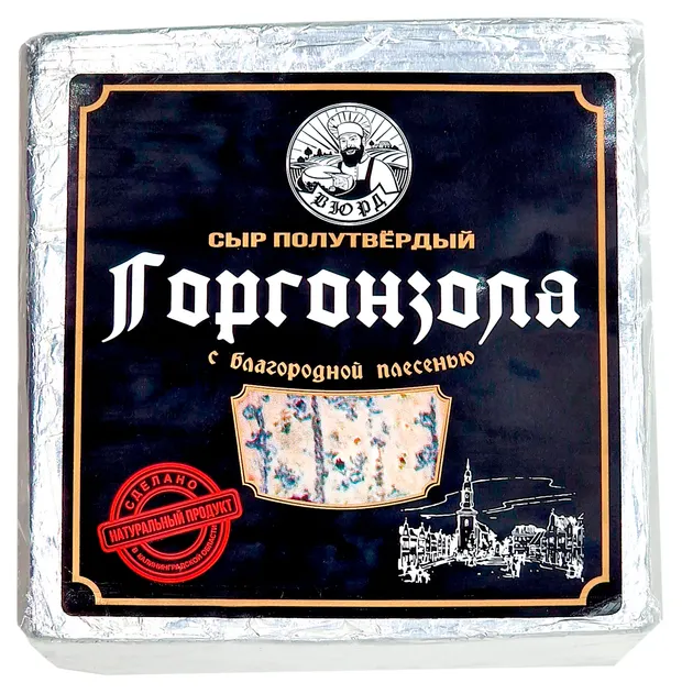 *Сыр Горгонзола полутвердый с благородной плесенью ±1кг, ±4кг/кор купить в Донецке - Сушиман